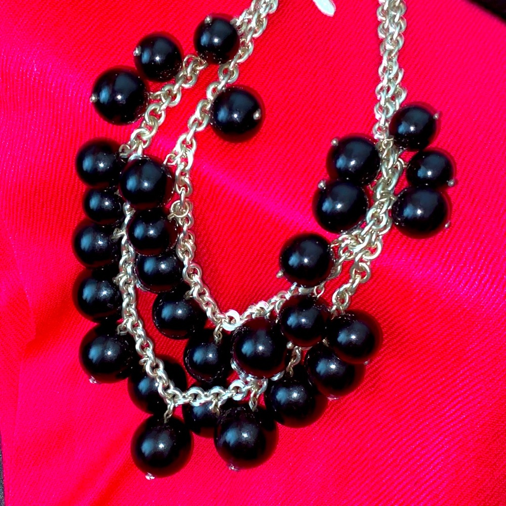 VINTAGE BLACK BEADS FROM TALBOTS